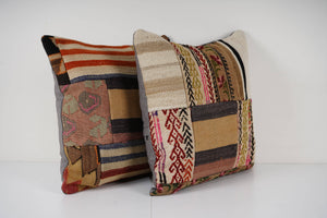 Rug Pillow Cover Set of 2 | 20'' x 20''