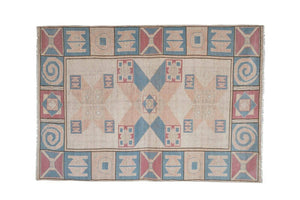 Vintage Oushak Rug 5'7'' x 8'3''