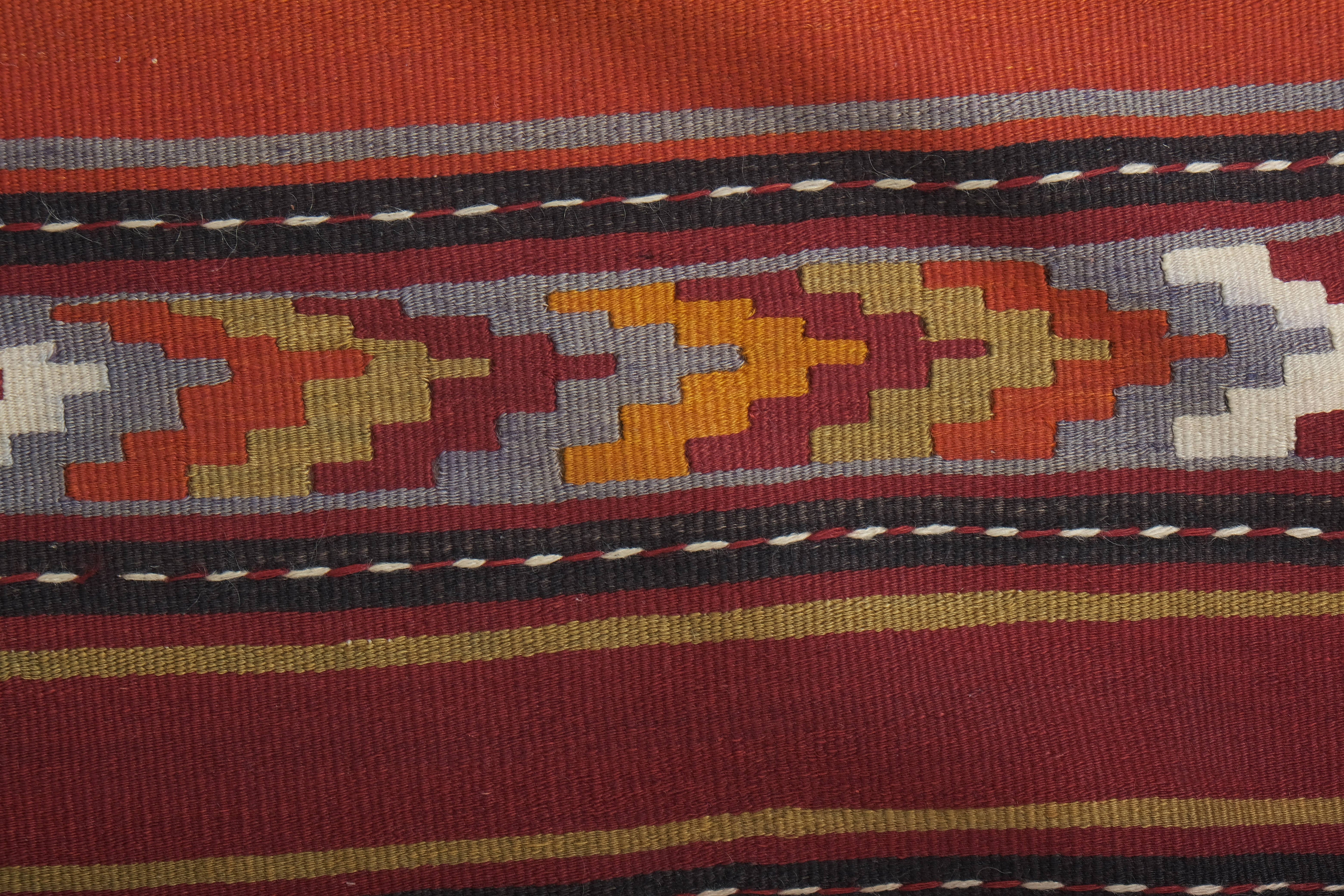 Vintage Turkish Kilim Runner 2'5'' x 22'6''