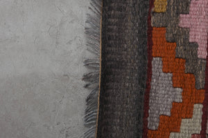 Vintage Turkish Kilim Runner 2'7'' x 13'11''