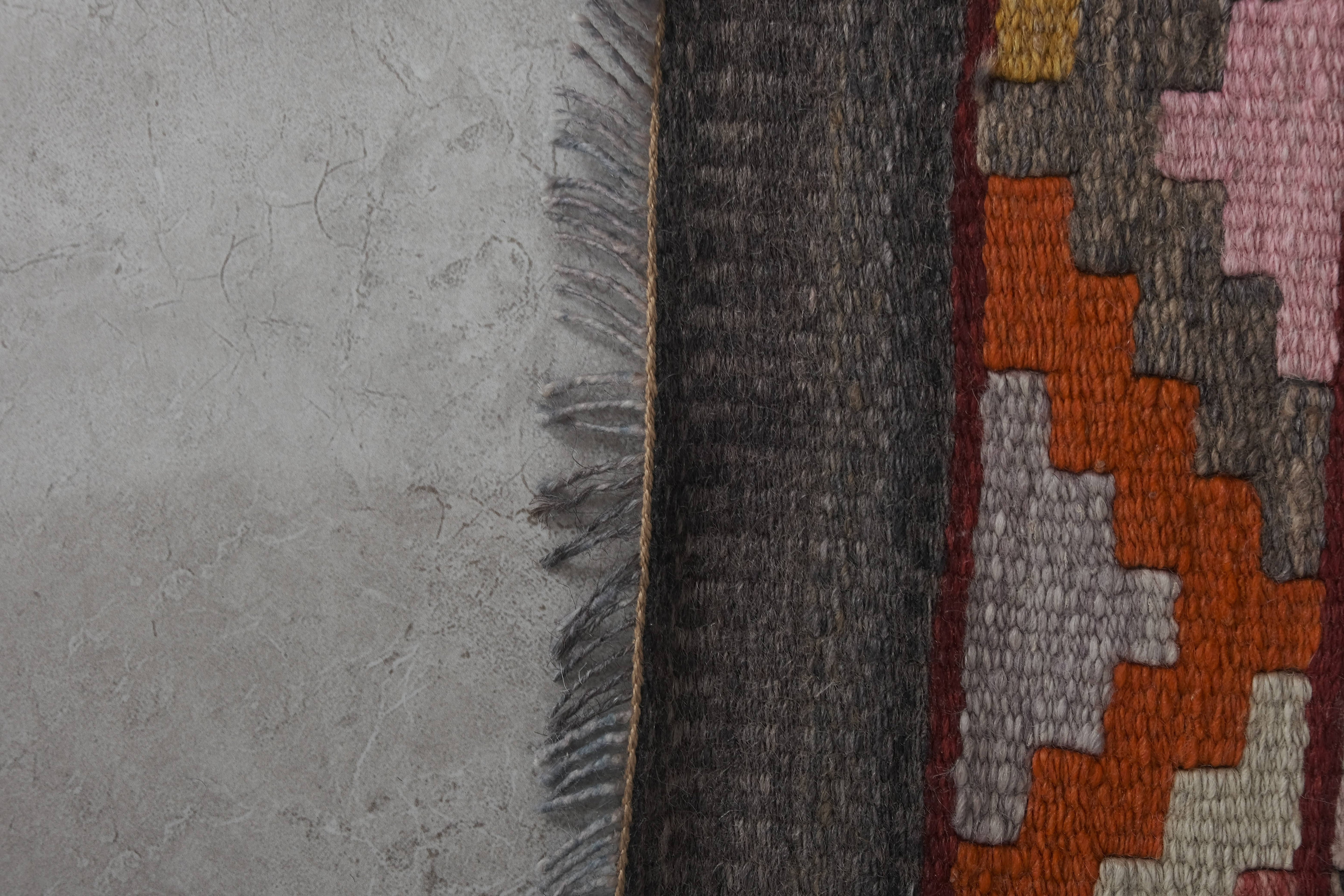 Vintage Turkish Kilim Runner 2'7'' x 13'11''