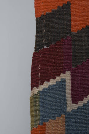 Vintage Turkish Kilim Rug 4'11'' x 11'10''