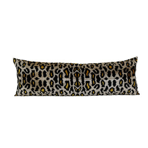 Silk Ikat Velvet Pillow Cover | 15'' x 45''