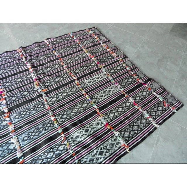 Vintage Turkish Anatolian Kilim Rug 5'9'' x 7'8''