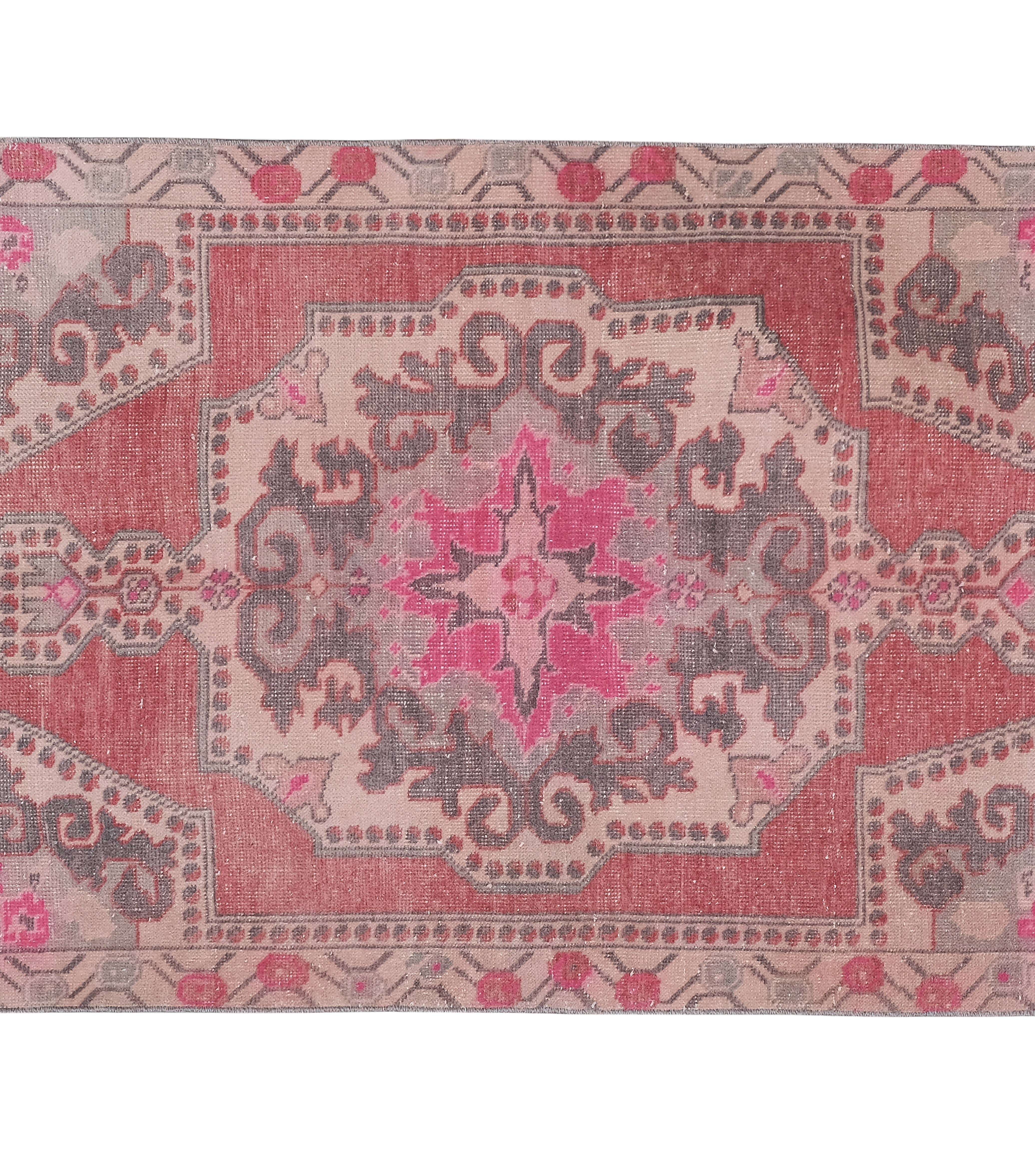 Vintage Turkish Rug 3'11'' x 7'7''