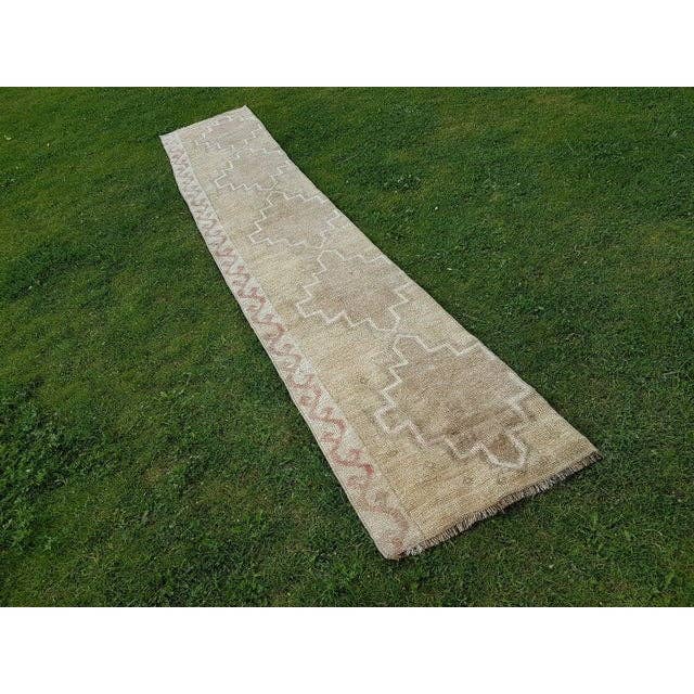 Vintage Turkish Runner Rug 2' x 11'5''
