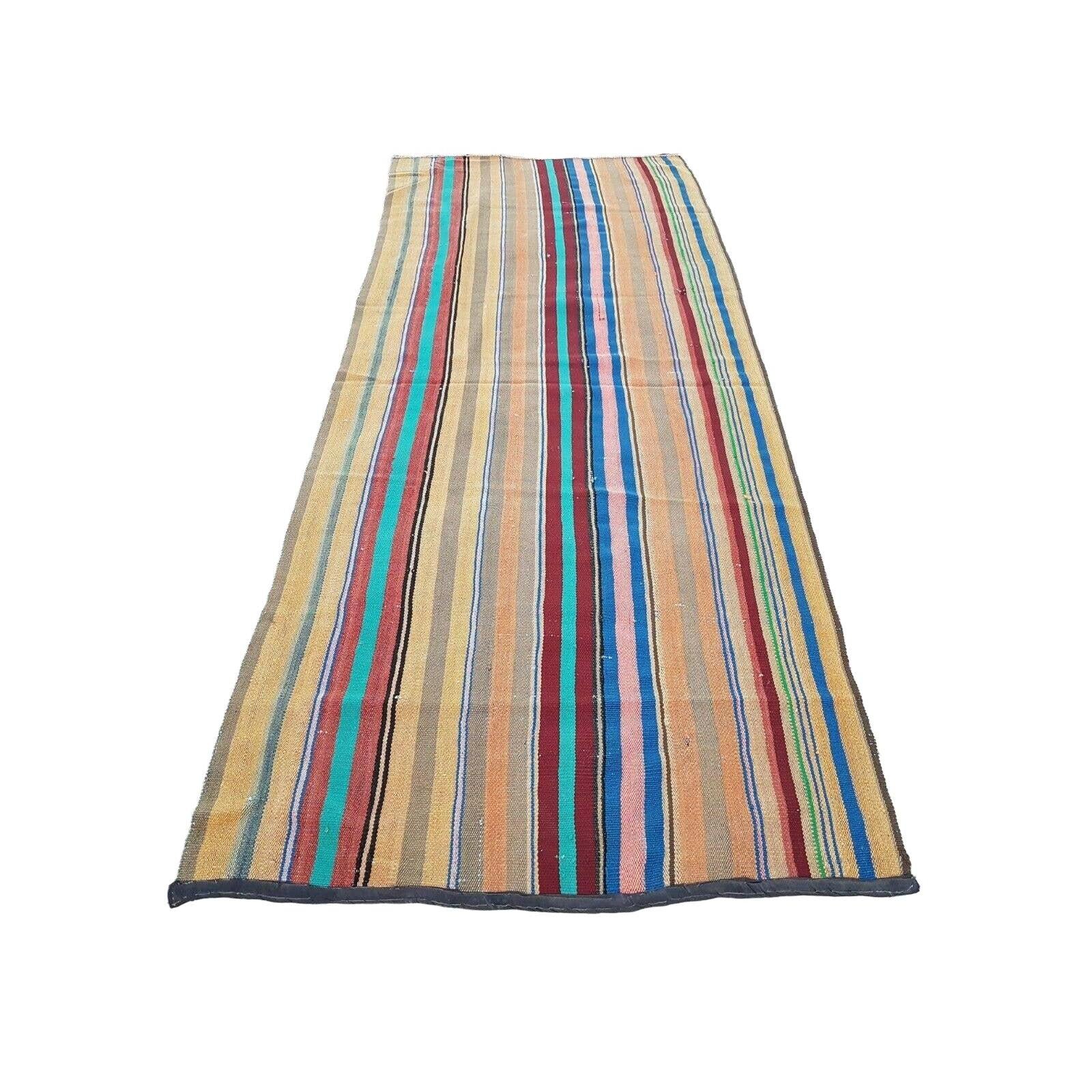 Vintage Turkish Kilim Runner 3'5'' x 8'8''