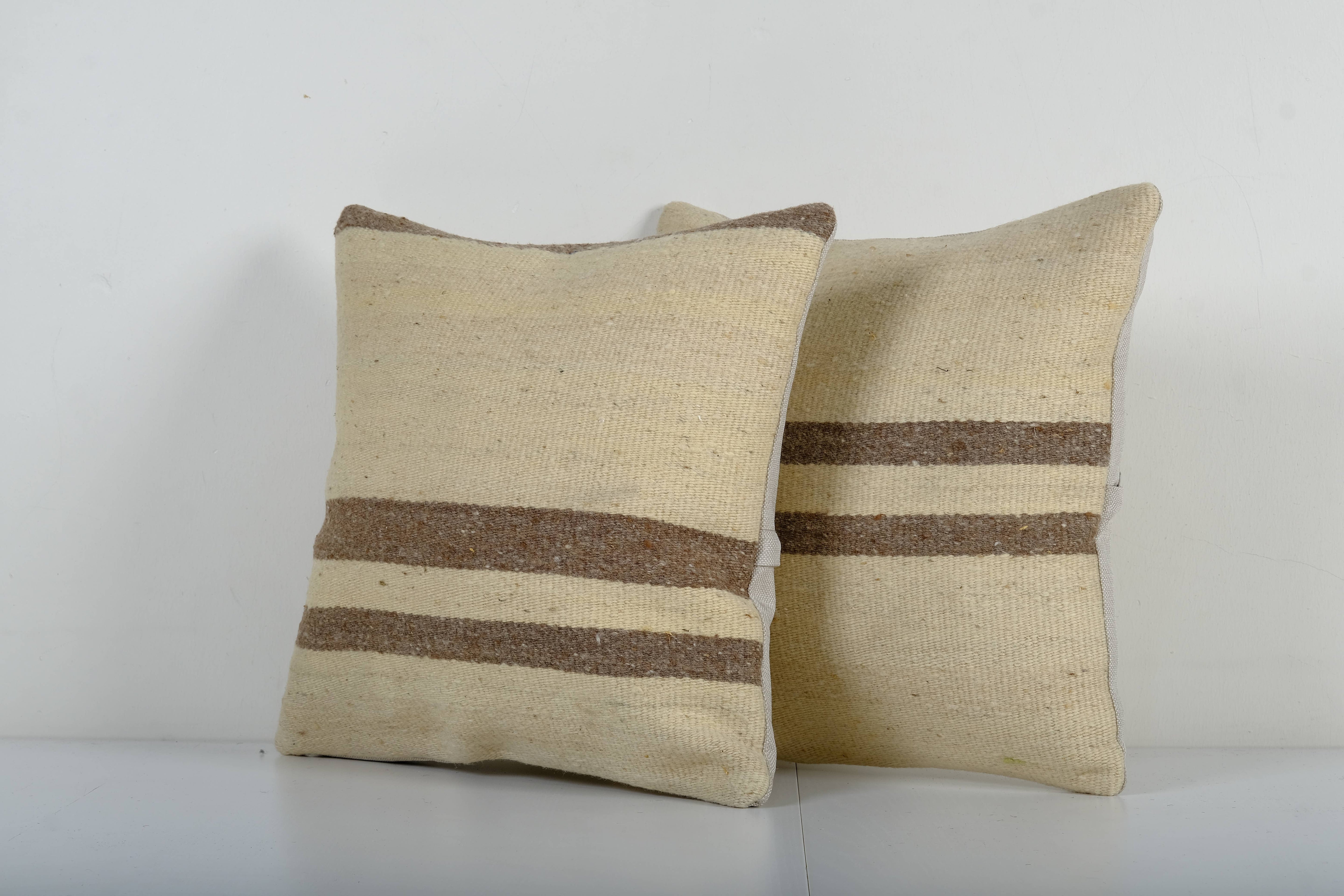 Kilim Pillow Cover Set of 2 | 16'' x 16''