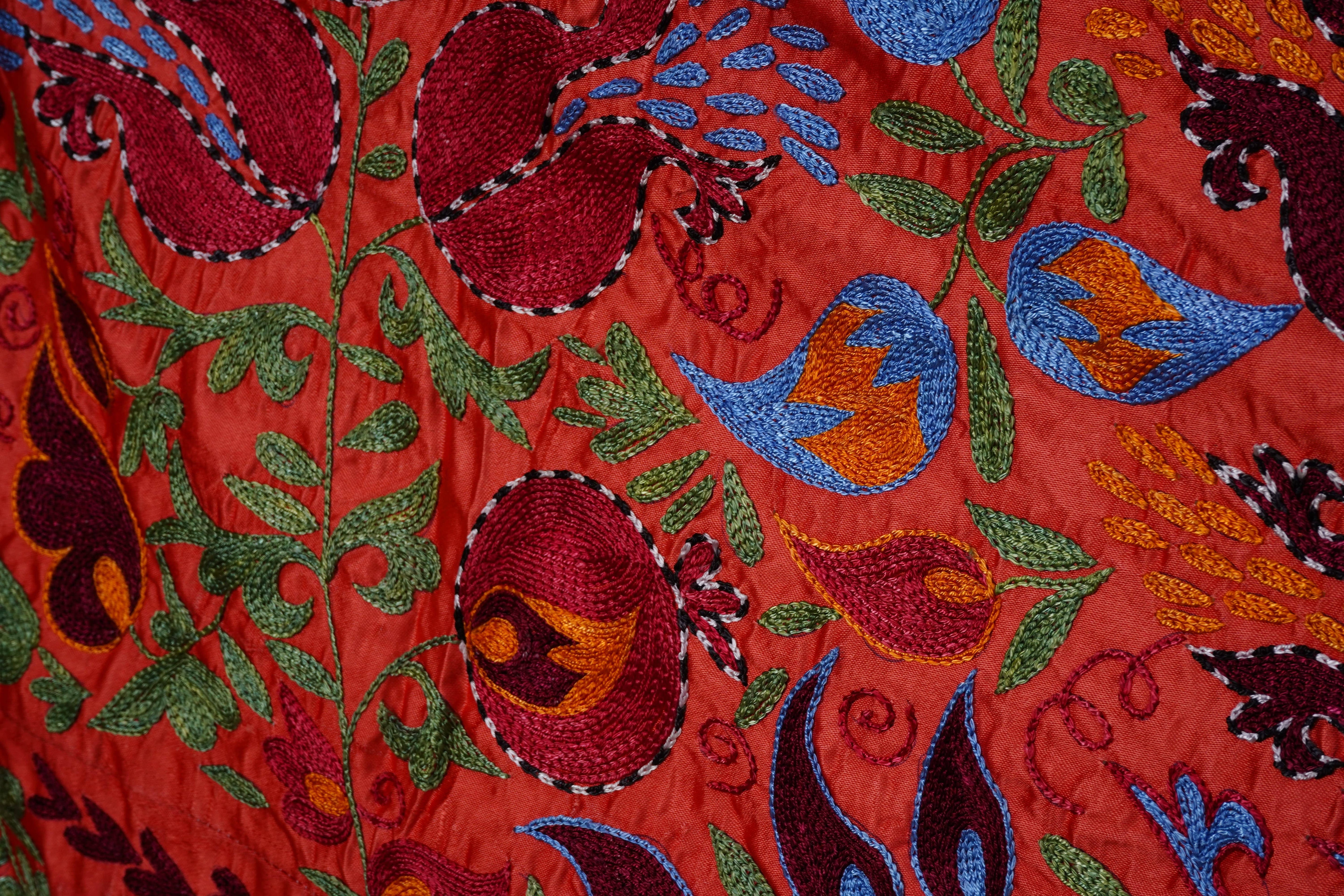 Suzani Wall Hanging & Bedspread 3'4'' x 6'1''