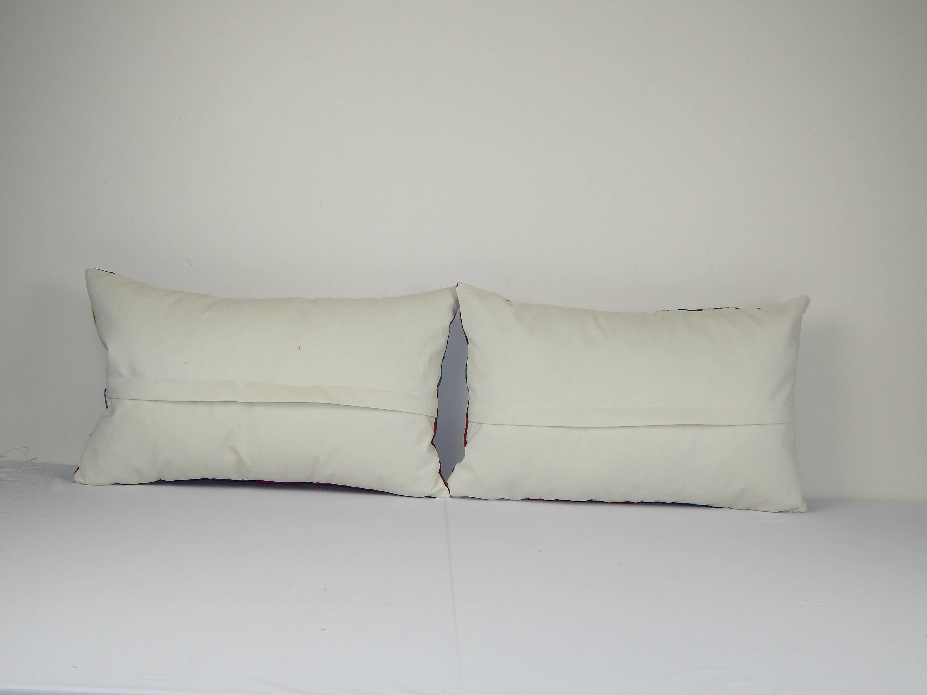 Rug Pillow Cover Set of 2 | 10'' x 22''