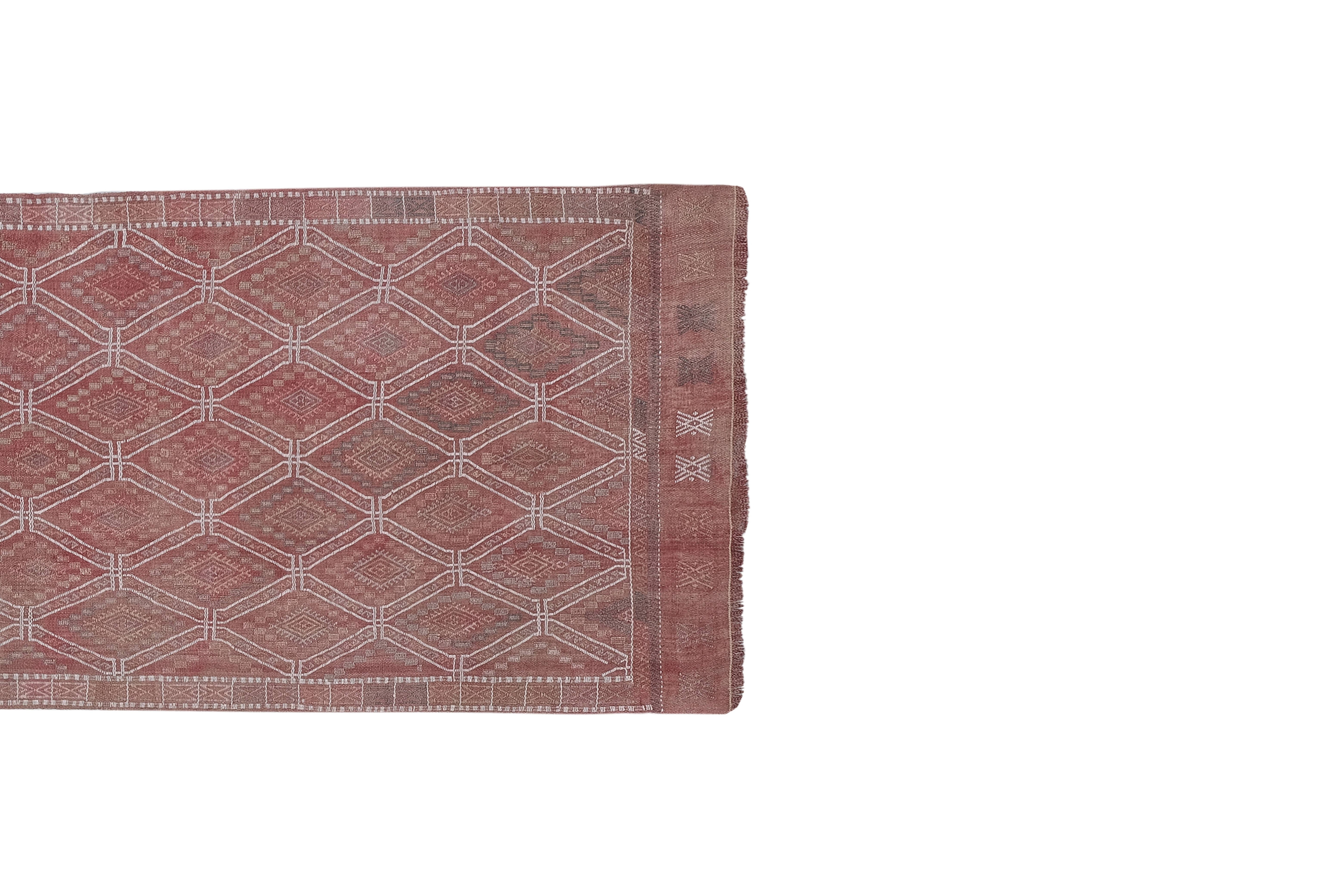 Vintage Turkish Kilim Runner 2'8'' x 9'6''