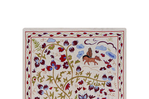 Peacock Suzani Wall Hanging & Bedspread | 3'6'' x 6'