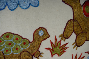 Turtle Suzani Pillow Cover Set of 2 | 20'' x 20''