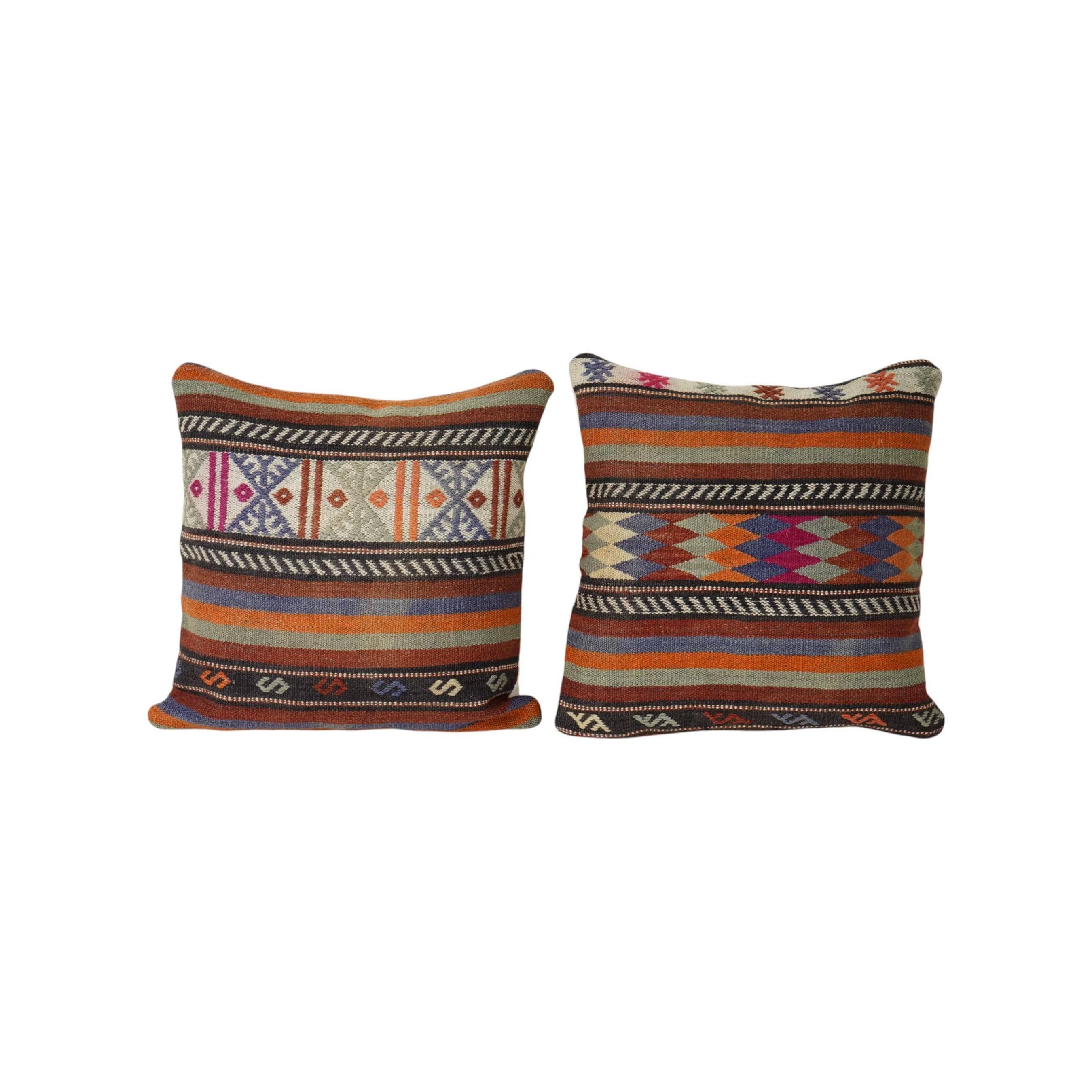 Kilim Pillow Cover Set of 2 | 20'' x 20''