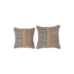 Rug Pillow Cover Set of 2 | 18'' x 18''