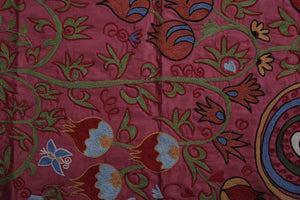 Peacock Suzani Table Runner 1'9'' x 6'3''