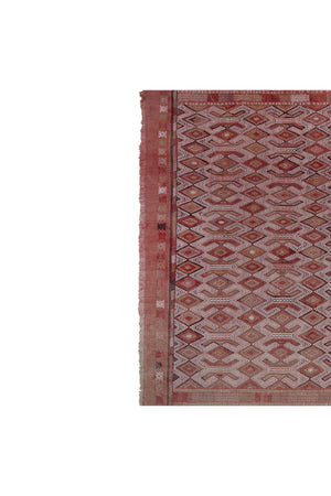 Vintage Turkish Kilim Rug 5'2'' x 7'7''