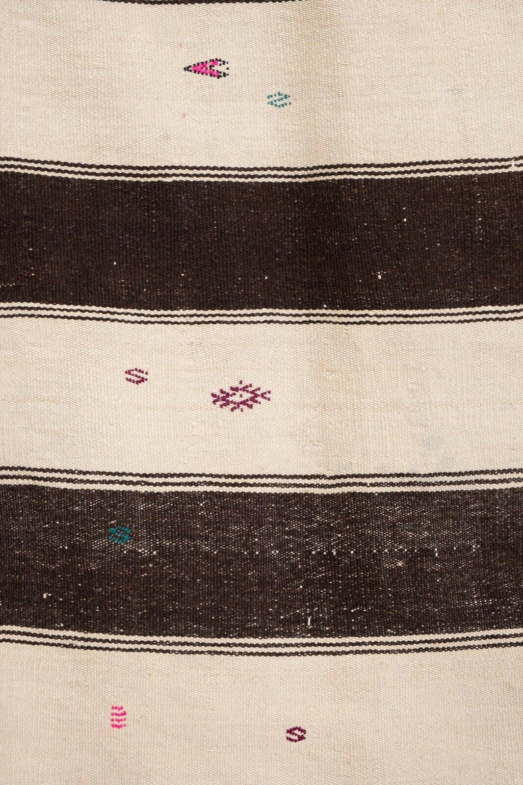 Vintage Turkish Kilim Rug 5'10'' x 11'4''