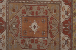 Vintage Milas Oushak Rug 6'2'' x 6'6''