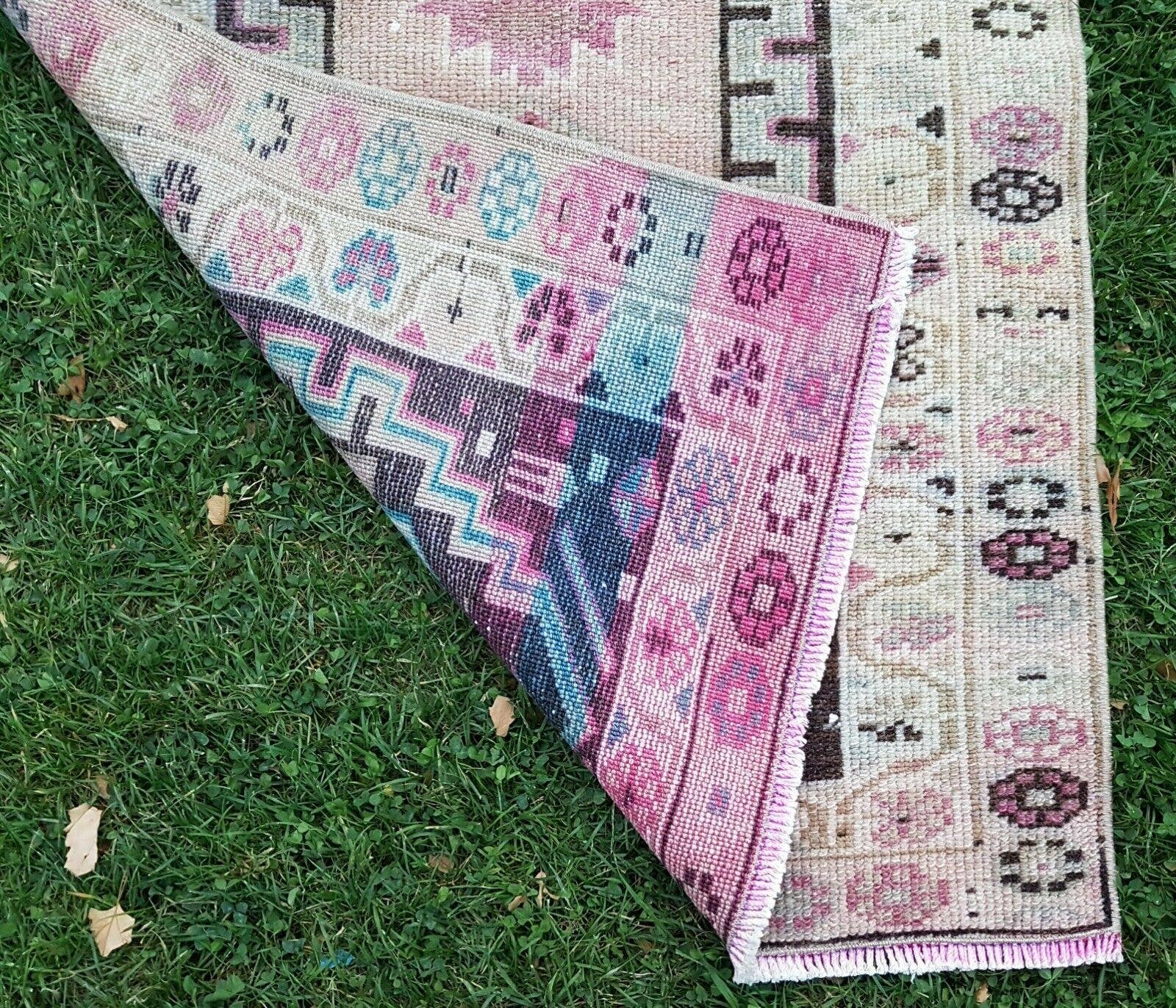 Vintage Kurdish Runner Rug 2'9'' x 13'