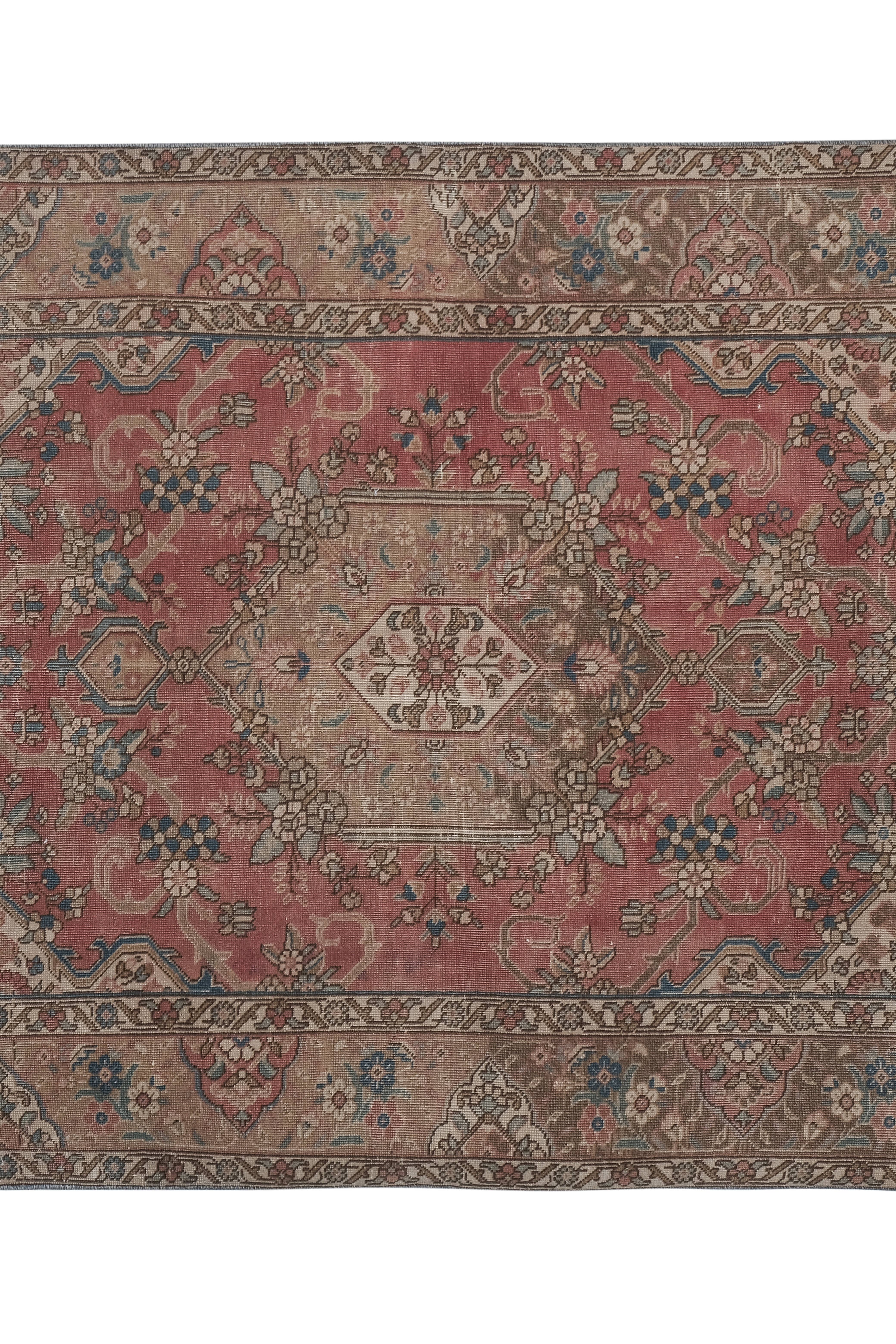 Vintage Turkish Rug 4'5'' x 6'4''