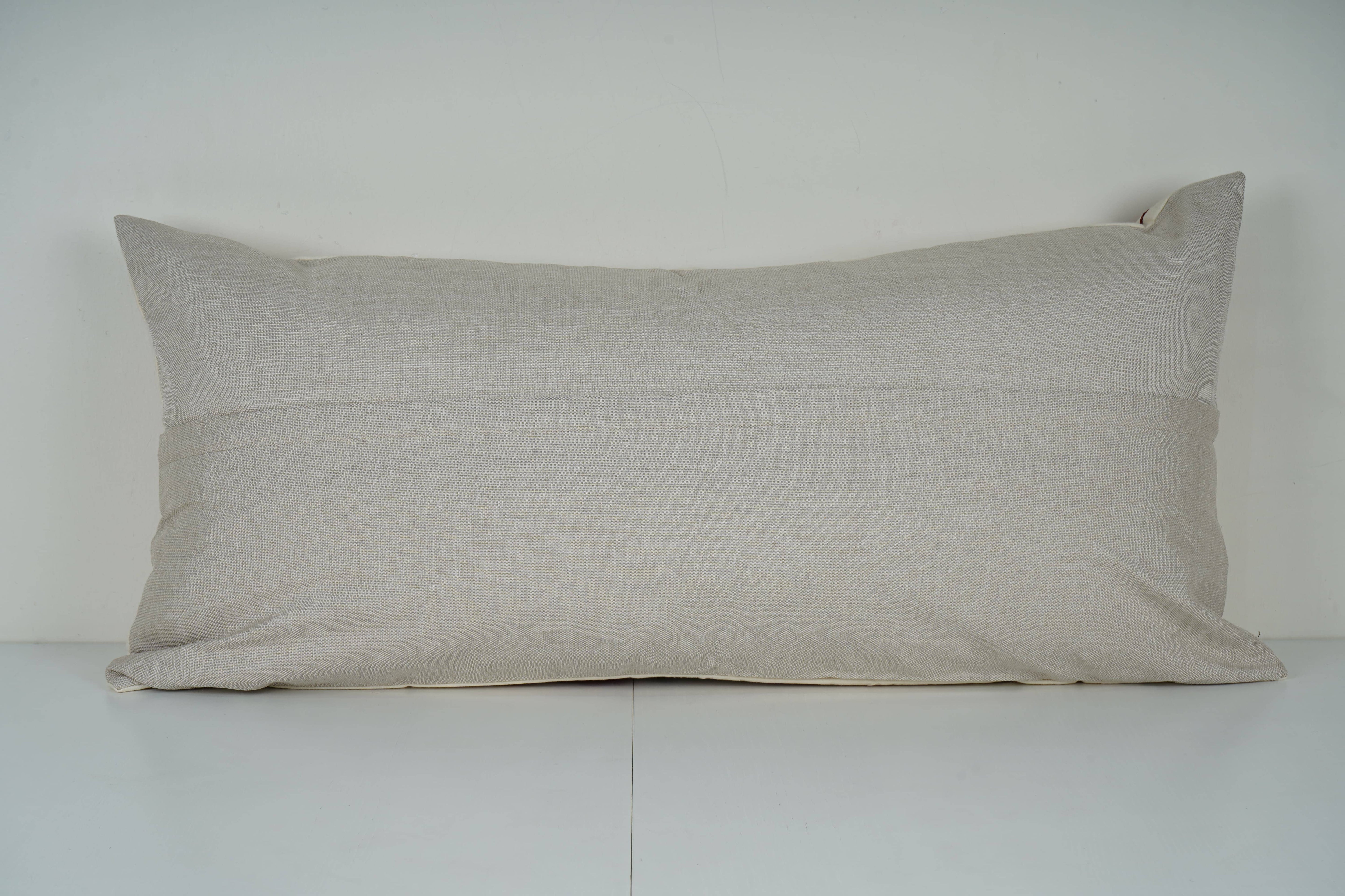 Bird Suzani Bedding Pillow Cover | 16'' x 34''