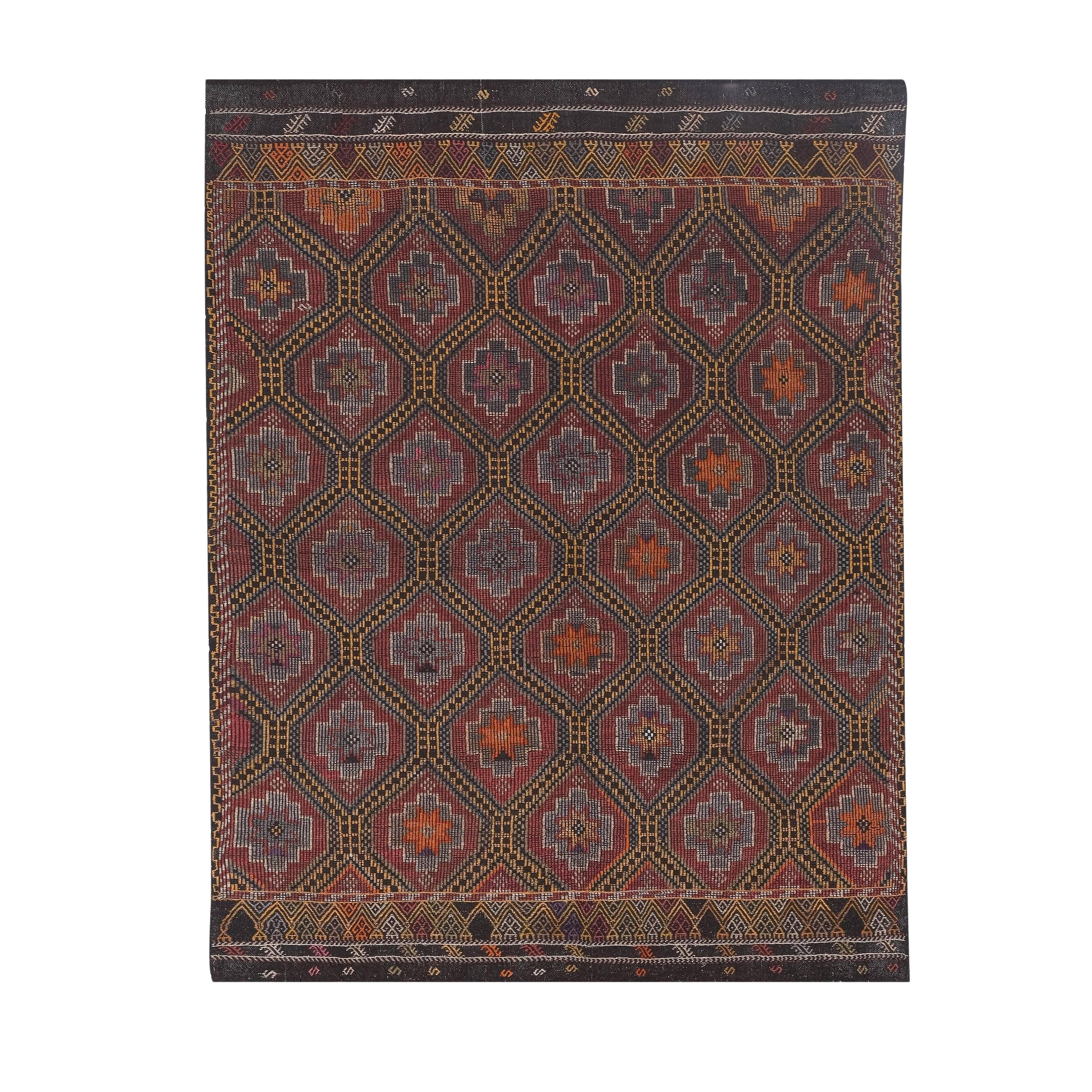 Vintage Kilim Rug 6'4'' x 8'