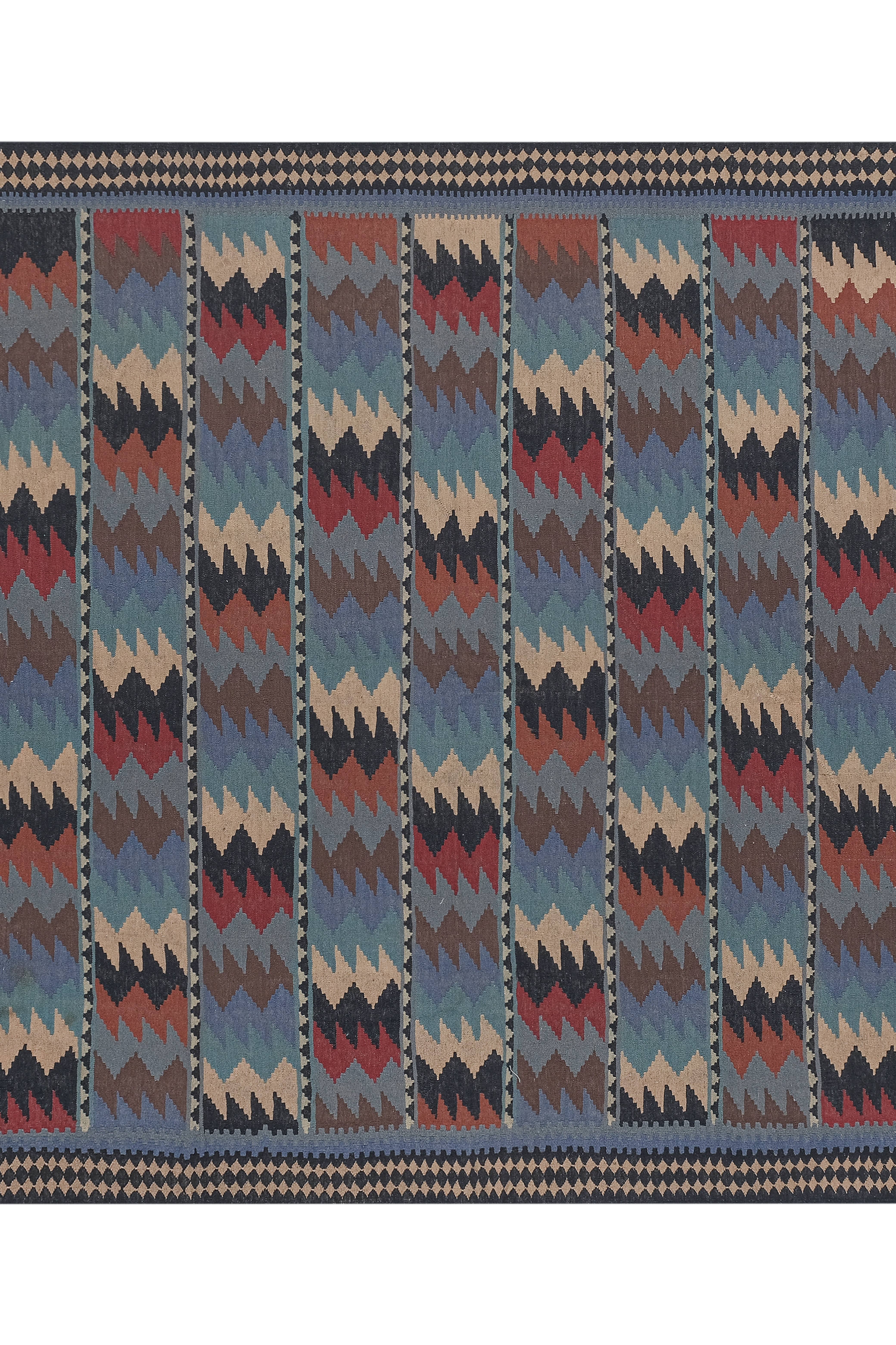 Vintage Turkish Kilim Rug 6'4'' x 6'4''