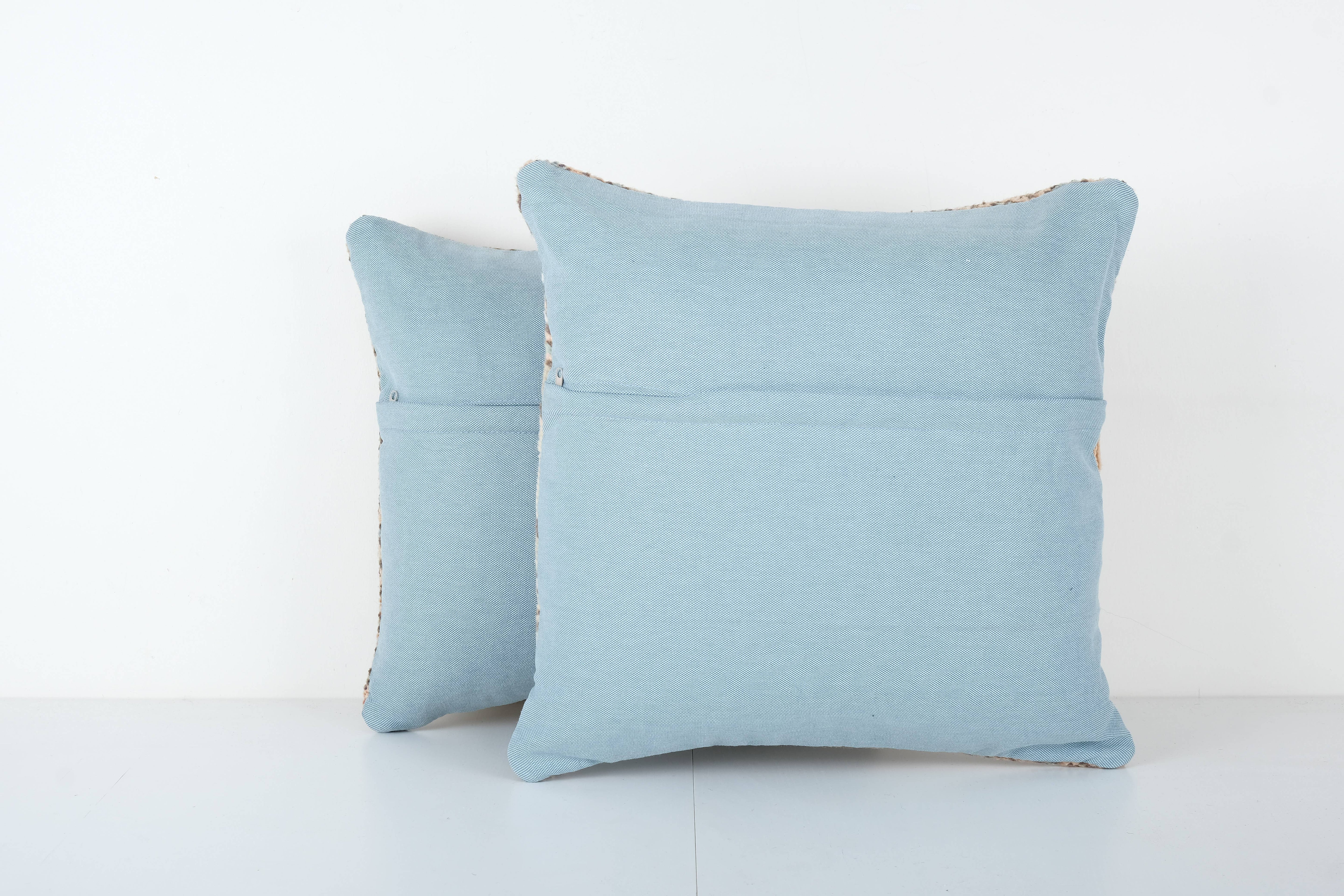 Rug Pillow Cover Set of 2 | 18'' x 18''