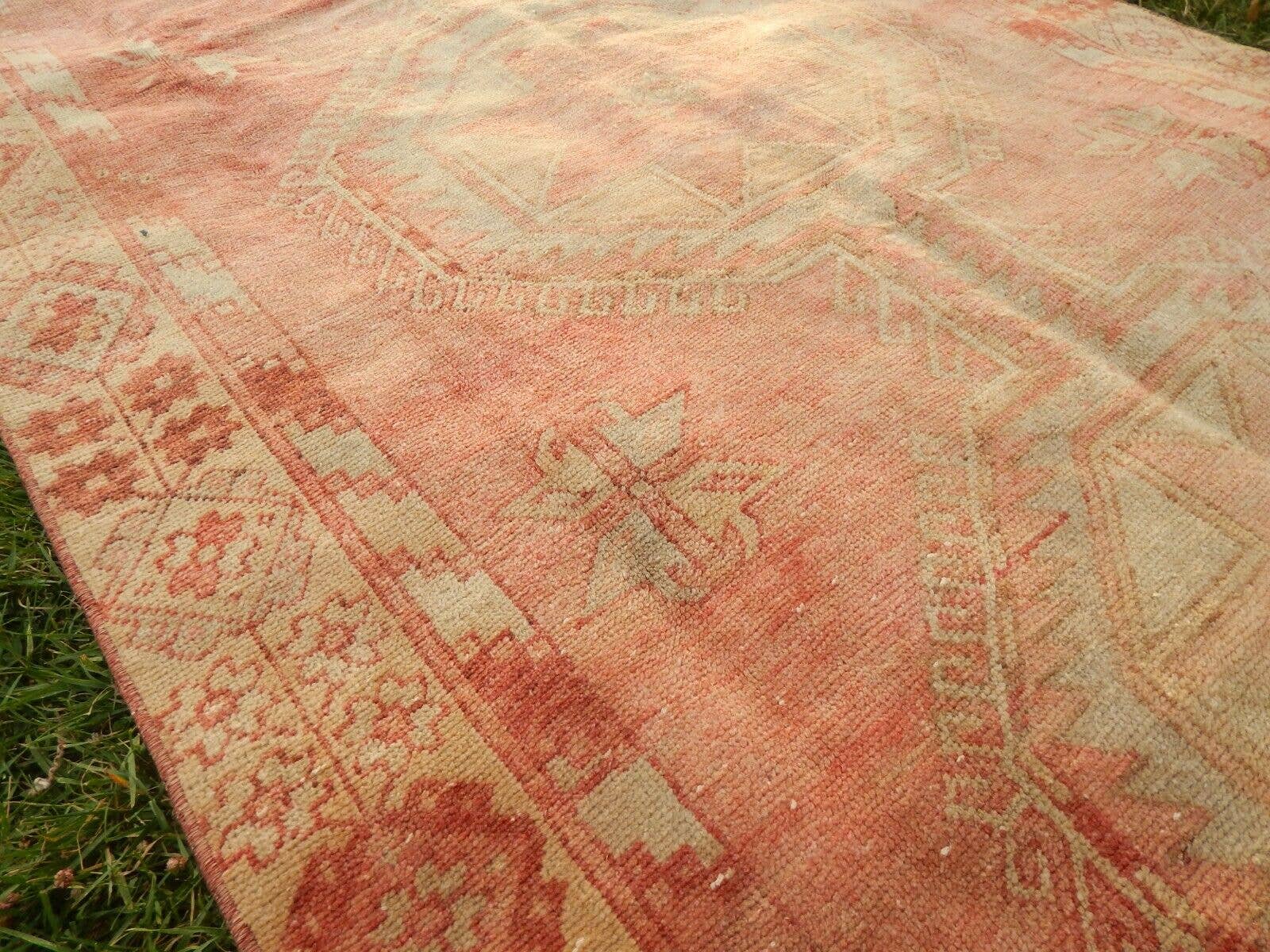 Vintage Oushak Rug 4'6'' x 12'8''