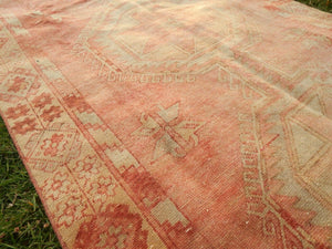Vintage Oushak Rug 4'6'' x 12'8''