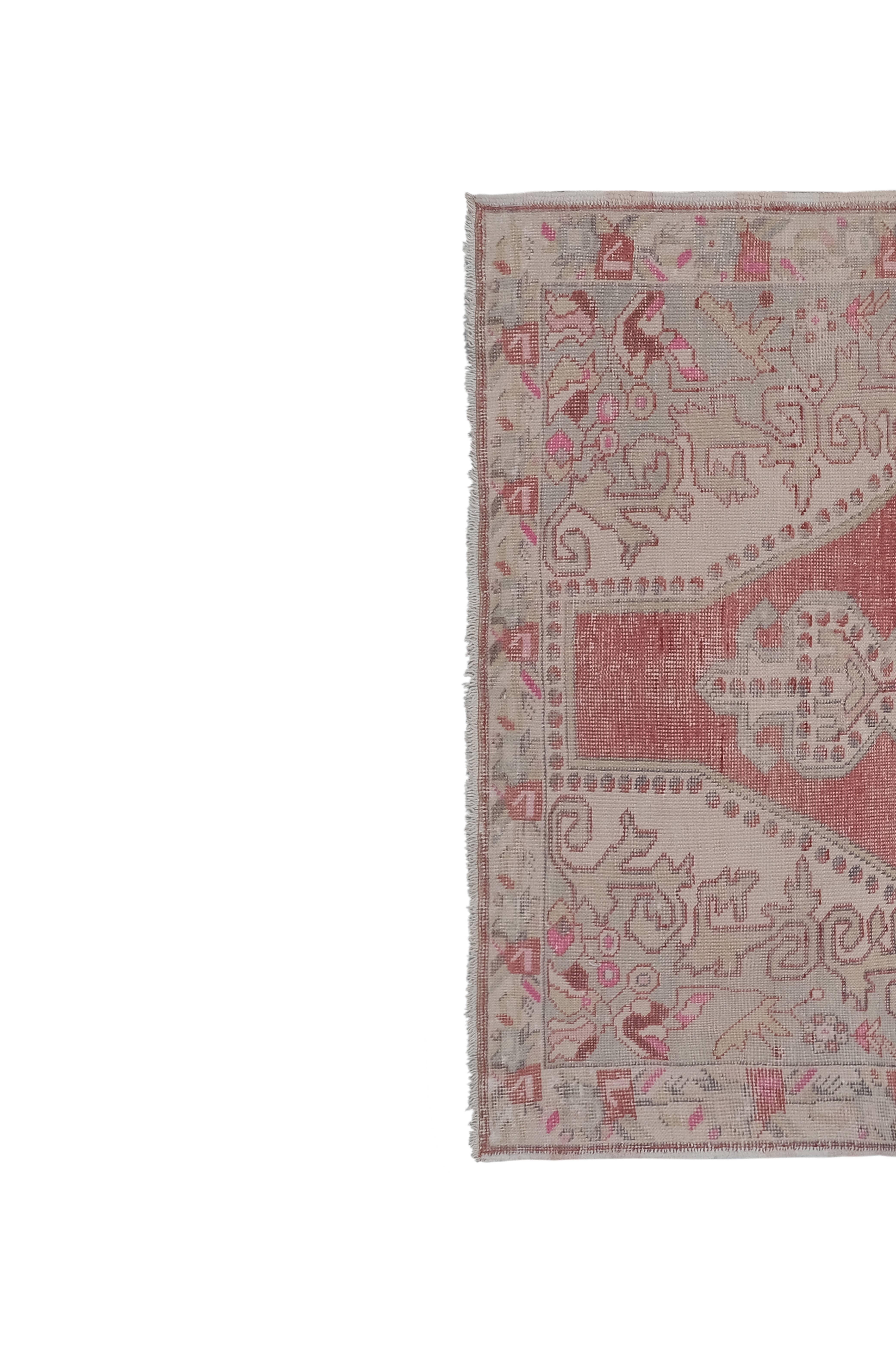 Vintage Oushak Rug 4'11'' x 7'3''