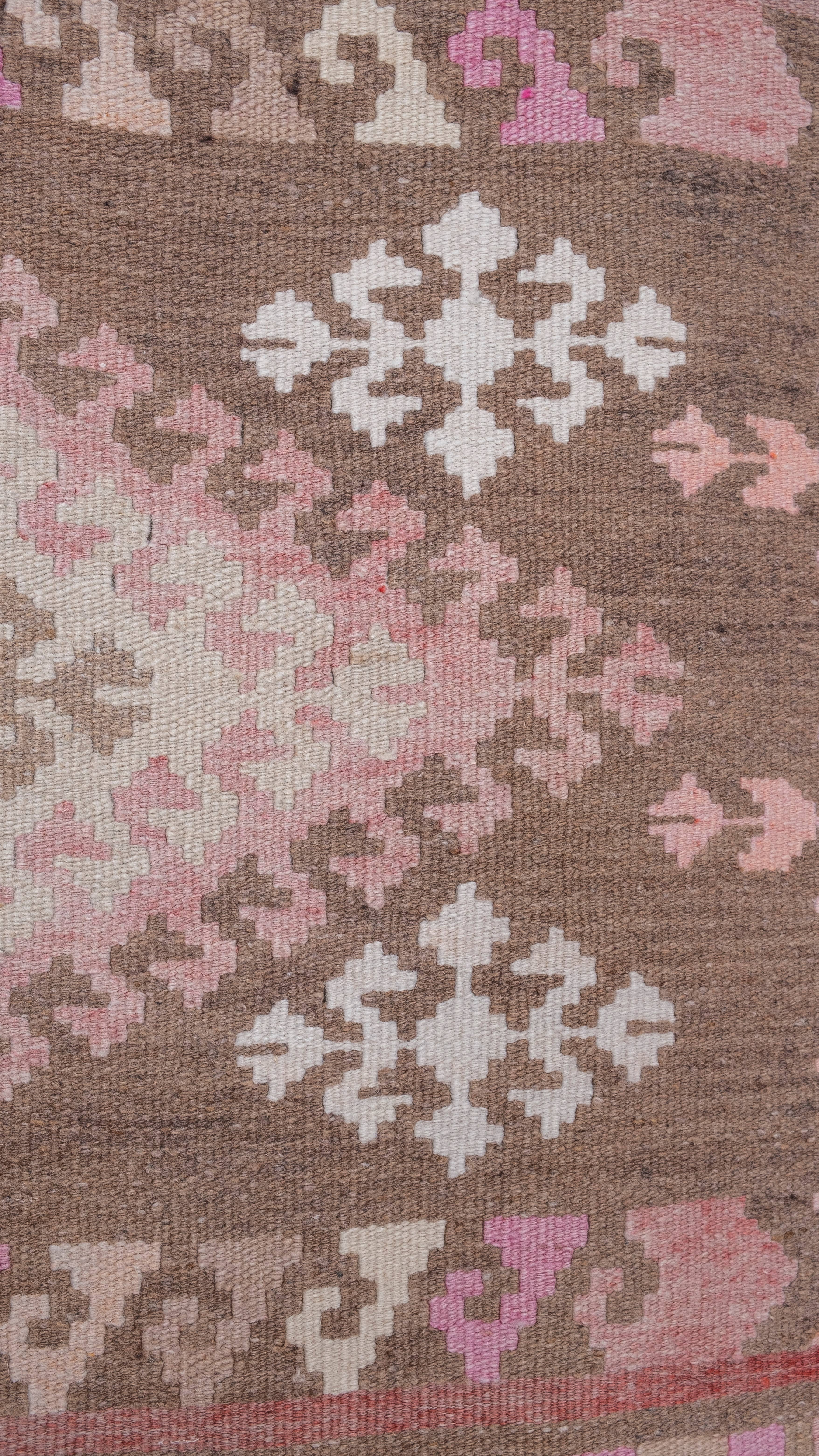 Vintage Turkish Kilim Runner 2'7'' x 19'10''