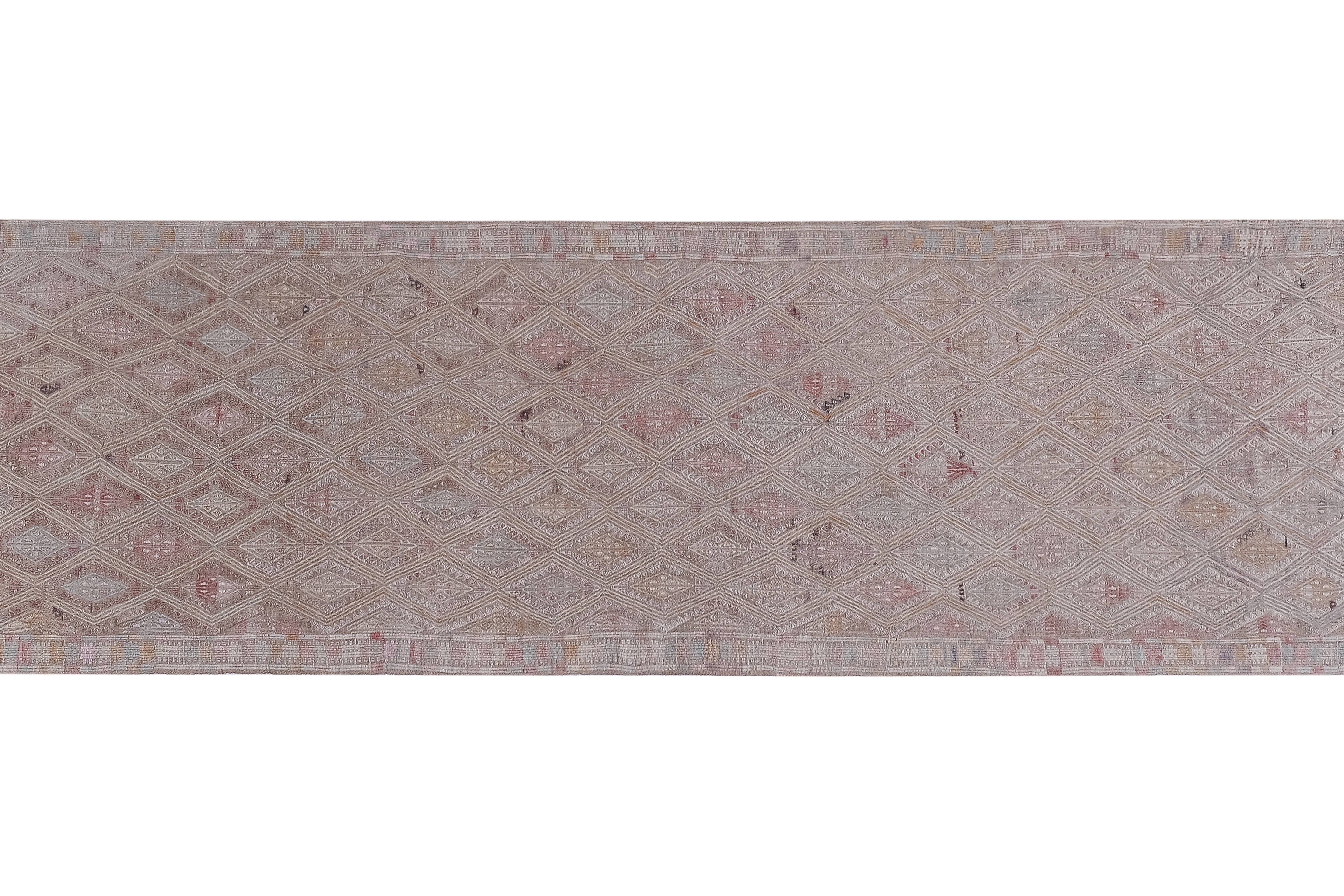 Vintage Turkish Kilim Runner 2'8'' x 10'5''