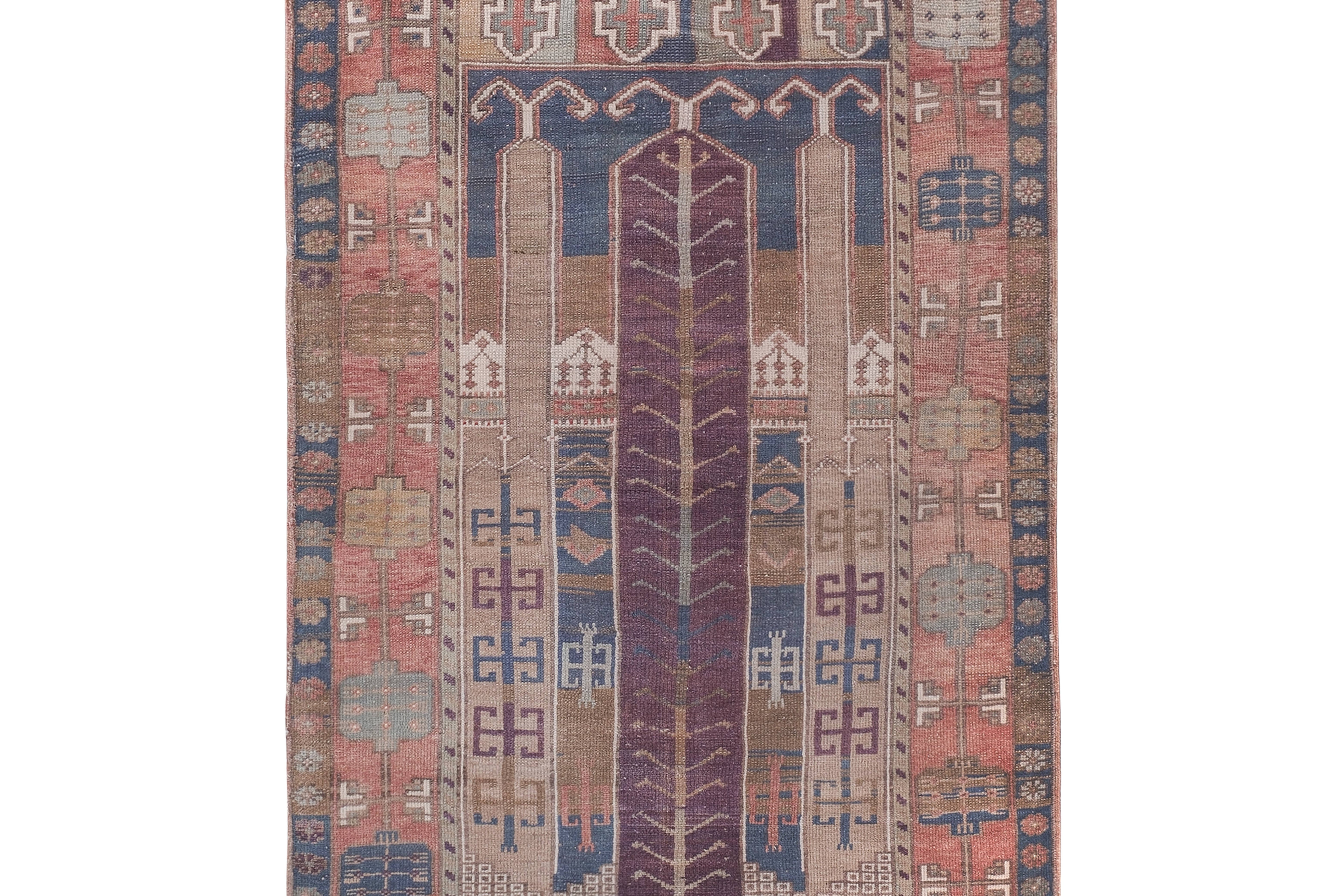 Vintage Turkish Rug 4'1'' x 6'5''