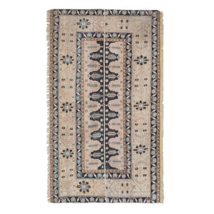 Vintage Turkish Karapinar Rug 34'' x 57''