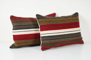 Kilim Pillow Cover Set of 2 | 16'' x 24''