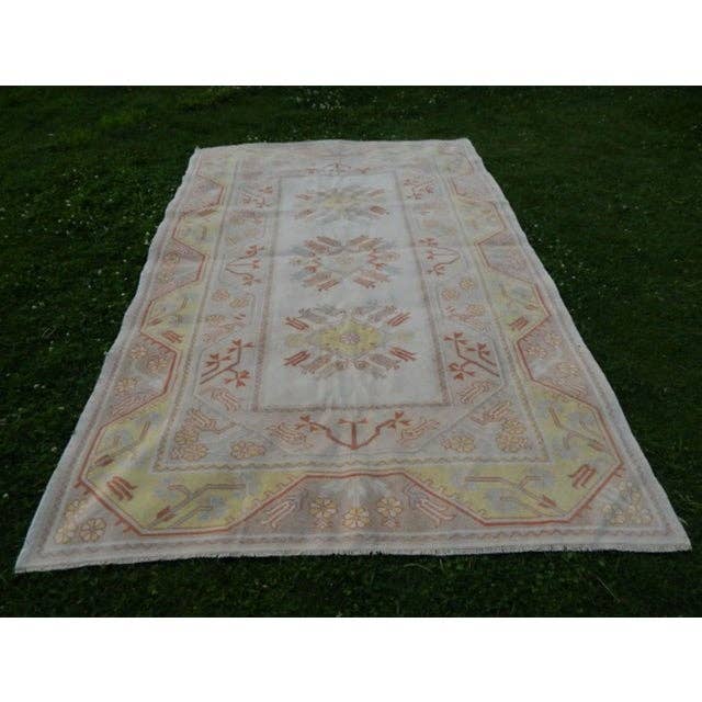Vintage Oushak Rug 6'5'' x 9'5''