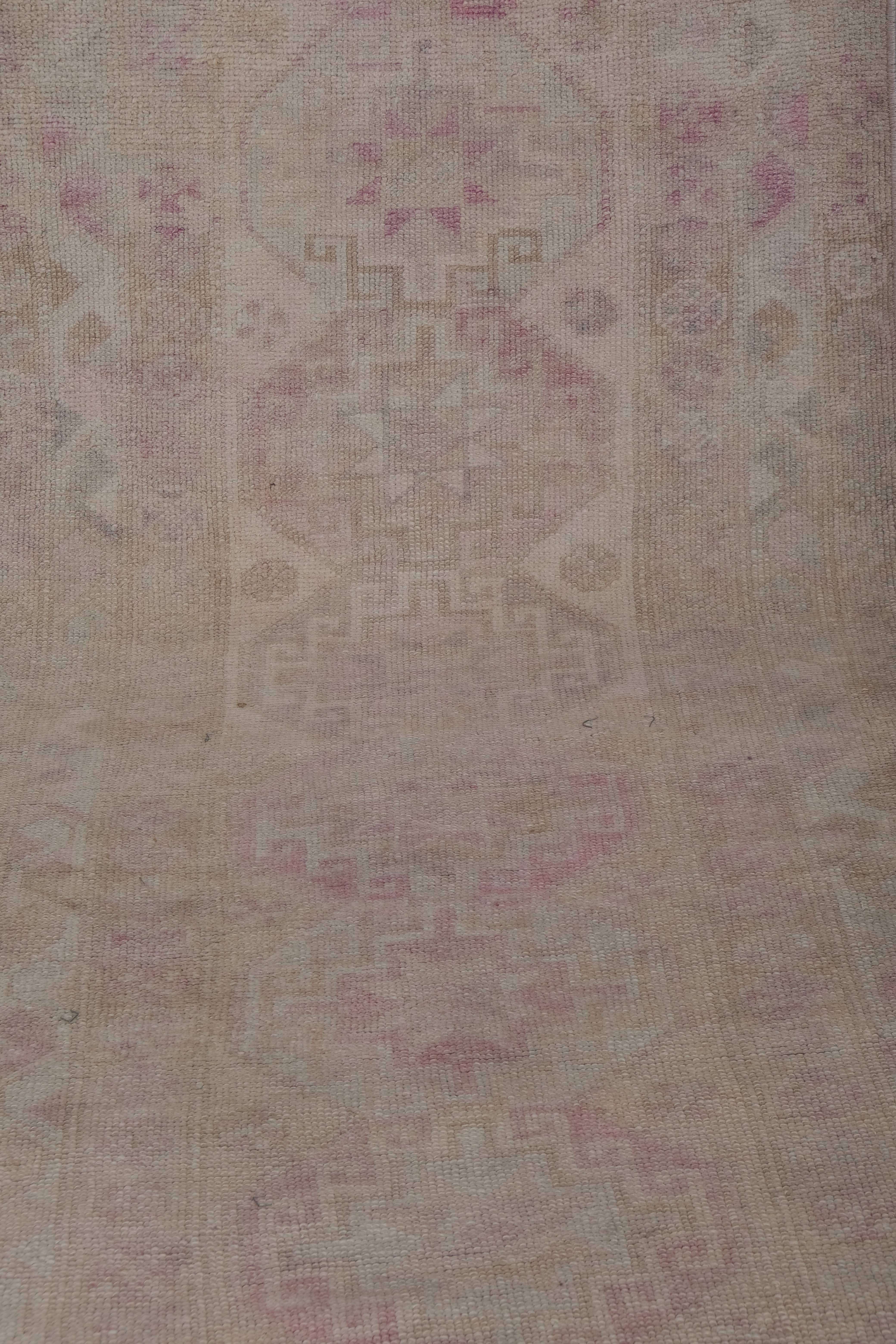 Vintage Oushak Runner 3' x 14'5''