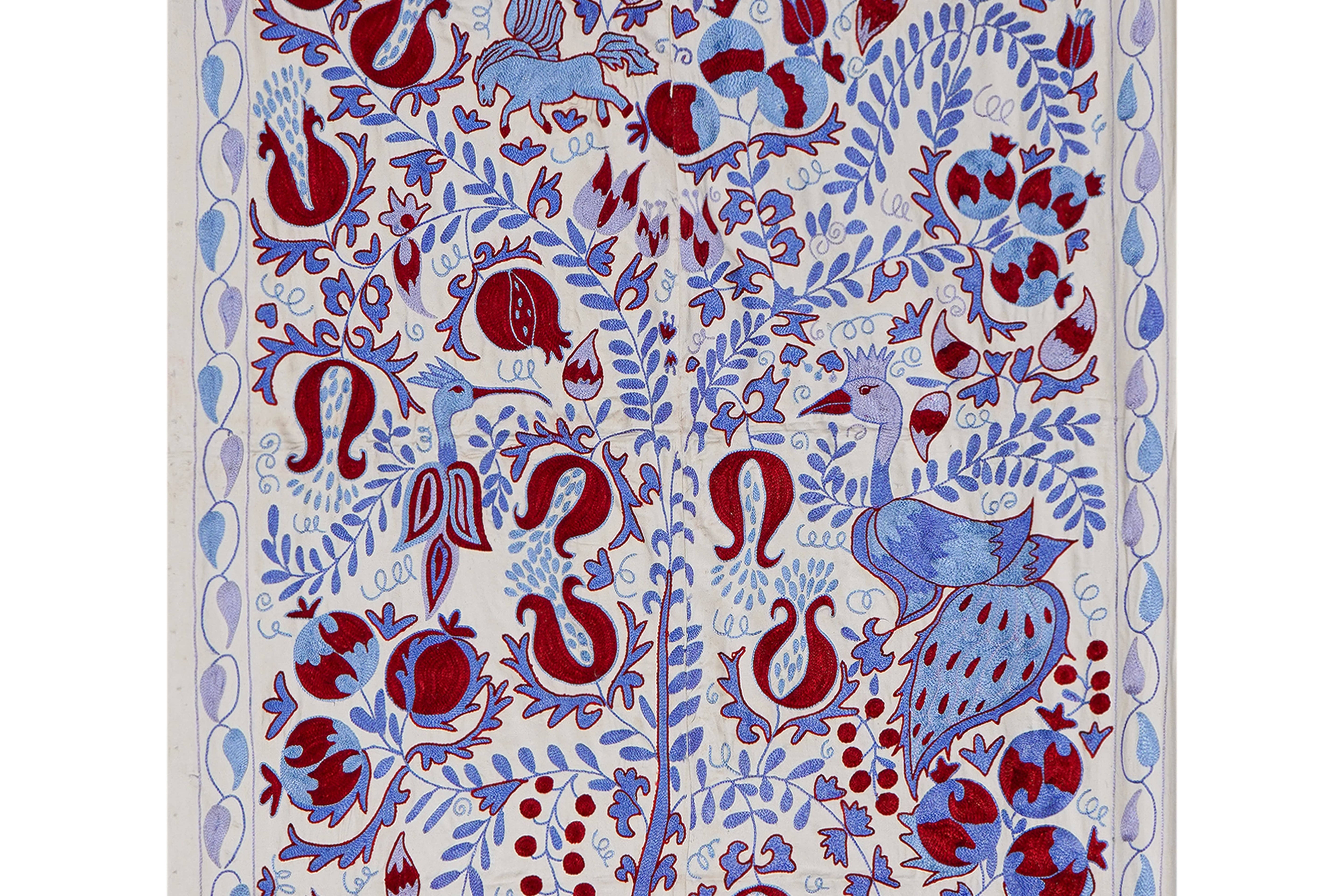 Suzani Wall Hanging & Bedspread | 3'6'' x 6'
