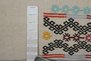Vintage Turkish Kilim Runner 2'8'' x 16'6''