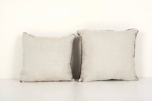 Silk Ikat Velvet Pillow Cover Set of 2 | 15'' x 15''