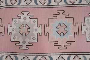 Vintage Turkish Runner Rug 2'6'' x 13'