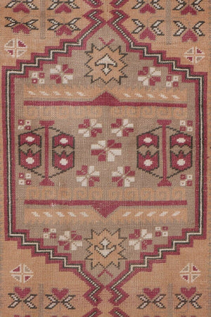 Vintage Turkish Runner Rug 2'4'' x 7'1''