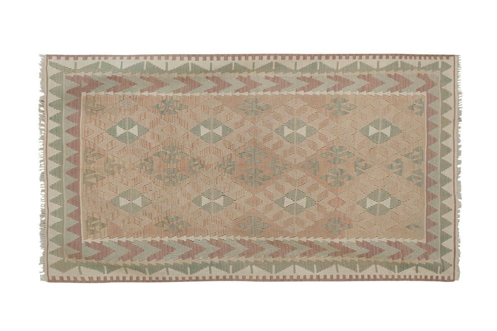 Vintage Turkish Konya Kilim Rug 4'6'' x 7'7''