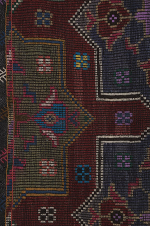 Vintage Turkish Kilim Rug 6'9'' x 9'6''