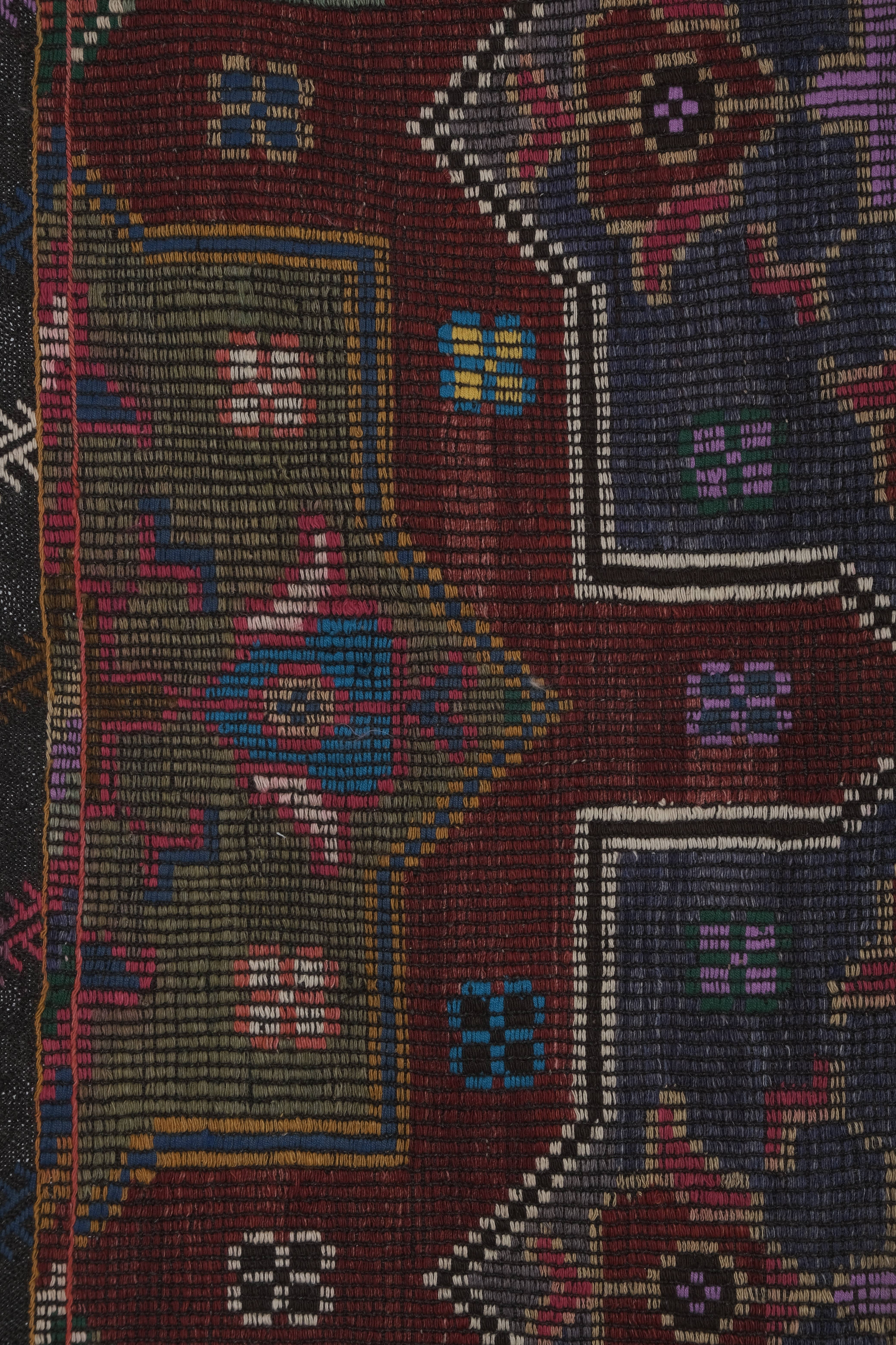 Vintage Turkish Kilim Rug 6'9'' x 9'6''