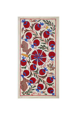 Rabbit Suzani Runner | 18'' x 36''