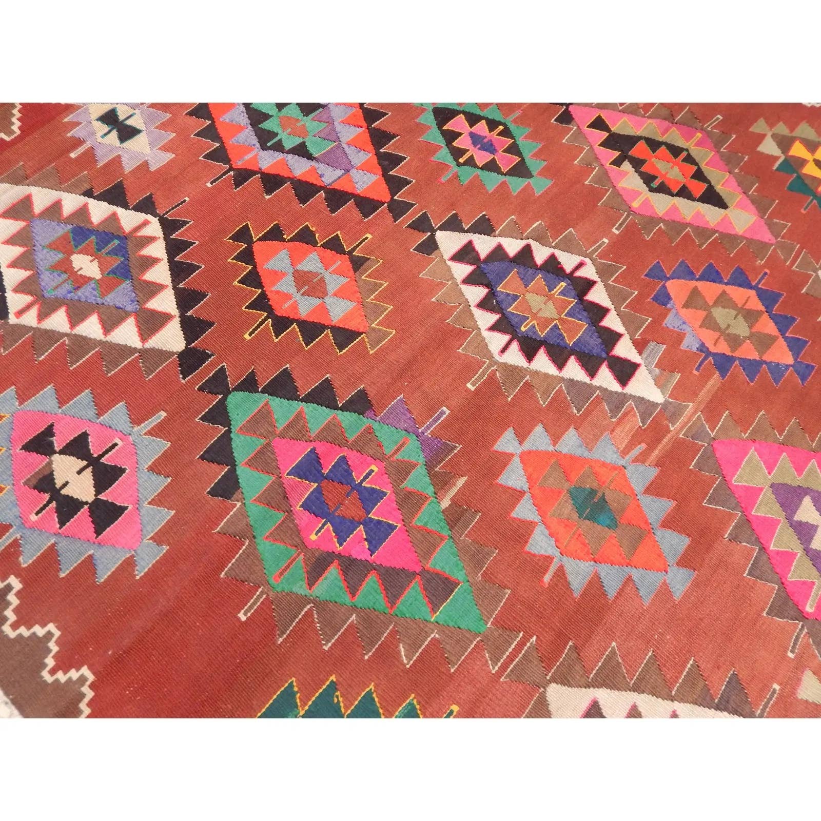 Vintage Turkish Kilim Rug 5' x 7'7''