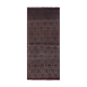 Vintage Turkish Shaggy Rug 3'3'' x 6'5''